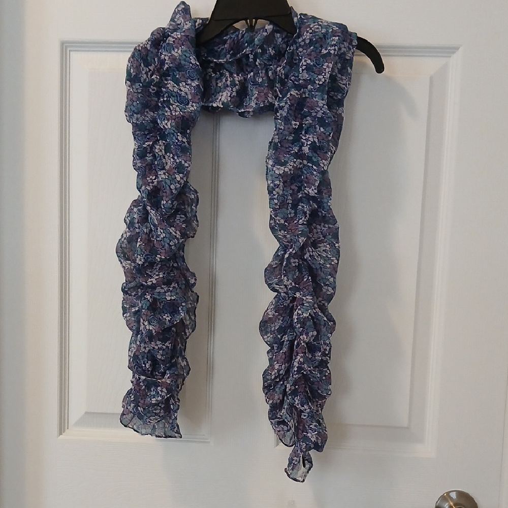 Aldo Multicolor Ruffled Scarf